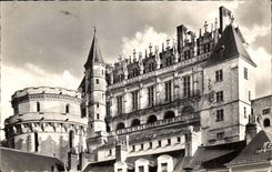 Amboise - die Nordschlossfront - CPA