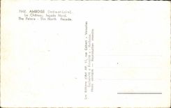 Amboise - die Nordschlossfront - CPA