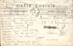 Paris 20 - The Monument of Gambetta - CPA