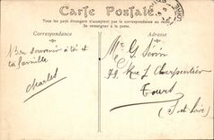 Reims - Statue Platze der Louis-XV koniglich - CPA