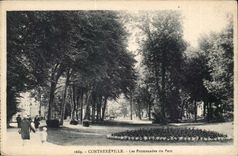 Contrexeville - Wege des Parks - CPA