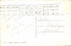 Nice - casino and Gardens - CPA