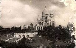 Paris - 18 - La Basilique de Montmartre - Sacre Coeur - CPA 