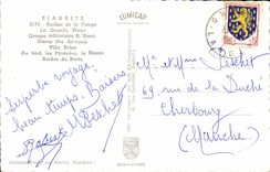 Biarritz - Souvenir - CPA 