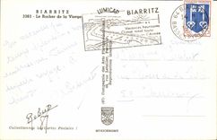 Biarritz - Le Rocher de la Vierge - CPA 