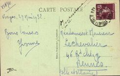 Schlucht - Alt 1139 m-Strasse von Munster - CPA