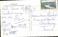 Lille - the Goddess and the belfry of the purse - CPA