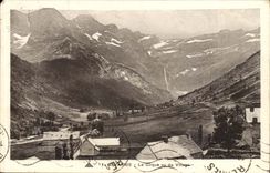 Gavarnie - the Circus seen of the Village - CPA