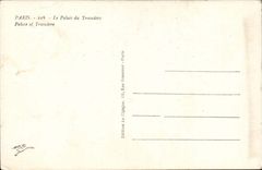 Paris 7 - Der Gaumen von Trocadero - - CPA