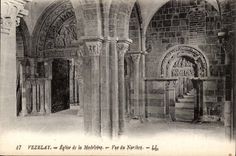 Vezelay CPA Church of the Madeleine Seen of Narthez