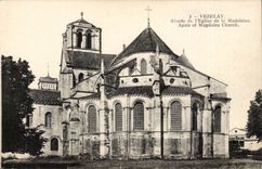 Vezelay CPA Apse of the church of the Madeleine