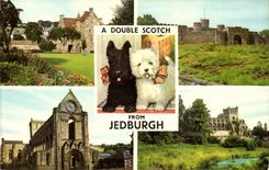 The United Kingdom has double Scotch tape from Jedburgh Scotland Scotland MODERN CARD