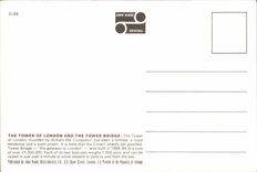 The United Kingdom London London MODERN CARD The tower off London and Tower bridge