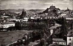 Le Puy CPA Vue generale prise du rocher (Espaly)