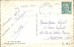 Batz on Sea CP Aeffet of waves on the rocks