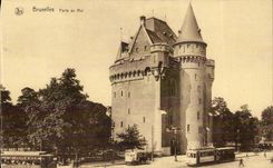 Belgie Belgium Brussels CPA Gate of Evil