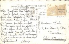 surroundings of the Mount Gild CPA Bourboule Cascade of Queureuil