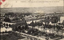 Vernon CPA Panorama taken of the hill Saint Michel Seen on the barracks
