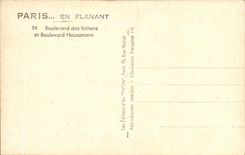 Prachtstrasse Paris-CPA der Italiener- und Haussmannprachtstrasse