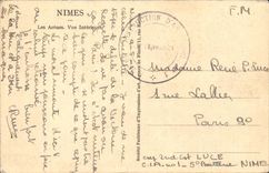 Nimes CPA der Arena gesehene Innenraum