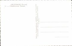 Hydropathische Einrichtung Aix-les-BainsCPA