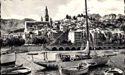 Menton CPA Seen with the port and old city