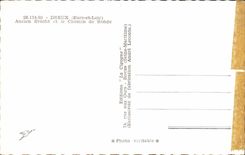 Dreux CPA Ancine eveche and the covered way