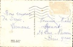 Dreux MODERN CARD Old beffroy