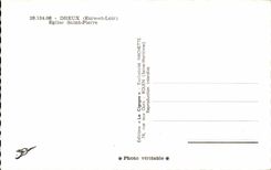 Holy Dreux MODERN CARD Church Pierre