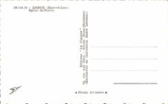 Holy Dreux MODERN CARD Church Pierre