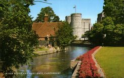 The United Kingdom MODERN CARD To rivet Stour West Spoils Canterbury