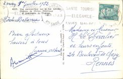 Chillon CPA Montreux and panorama of the lake Leman