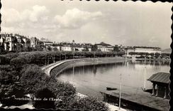 Switzerland MODERN CARD Neufchatel Bay of Evote