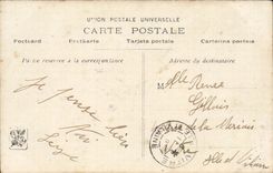 Mutterliche Liebe 1909 der CPA Wohnzimmer Benoit Steuer