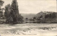 Besancon les Bains CPA dam Micand and the citadel