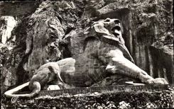 Belfort MODERN CARD the lion Works of Bartholdi