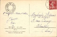 Belfort CPA the lion Works of Bartholdi