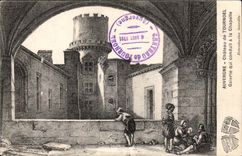 Auvergne CPA Castle of Tournoel Galerie which leads to the vault