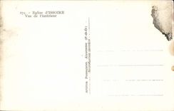 CPA Church of issoire Seen interior