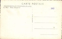 New church of Entragues CPA Rhue Road of Espinehal