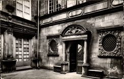 Auvergne CPA Riom Court of the hotel Red Anoux de Maison