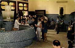 Auvergne MODERN CARD Chatelguyon Thermal spa Miraton Source