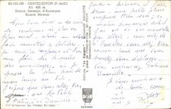 Auvergne MODERN CARD Chatelguyon Thermal spa Miraton Source