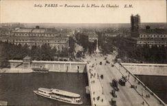 Panorama Paris-CPA des Ortes von Chatelet (Abenteuer von Gavroche)