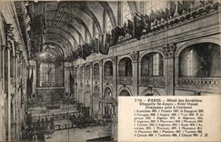 Paris CPA Hotel of Invalides the Vault St Louis Dimensions Western