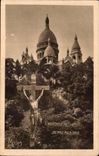 Paris CPA Montmartre I have request for you Christ Crowns Heart