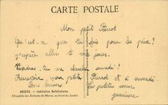 Angers CPA Institution Bellefontaine Vault of the children of Marie at the bottom of the garden