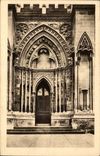 Lisieux CPA One of the gates of the cathedral St Pierre