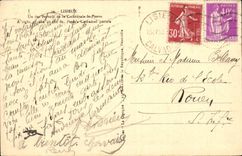 Lisieux CPA eins der Gatter der Kathedrale Str Pierre