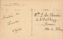 Lourdes CPA Basilica (sheep)